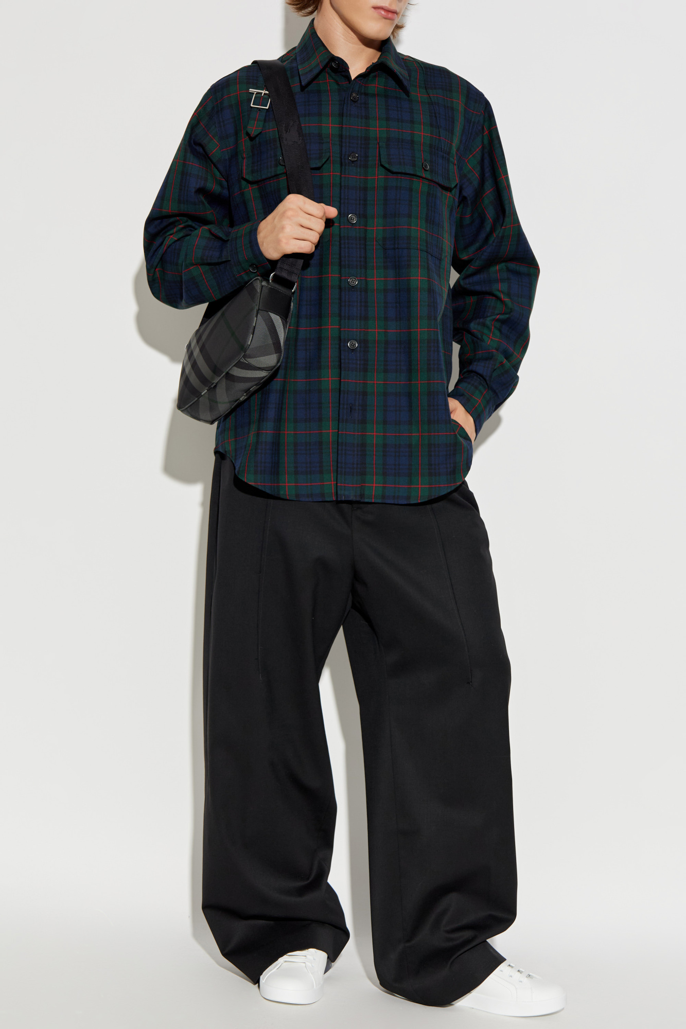 【送料&関税込】Alexander McQueen Check Pattern Distressed J Alexander McQueen Check Pattern Distressed Jumper – Cettire